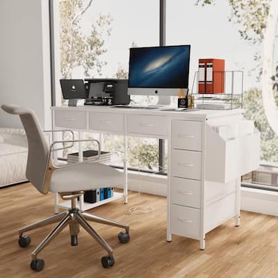 Computer Desk With Power Outlet Office desk