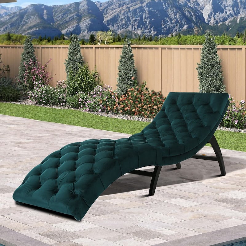 Modern luxury style upholstered toffee chair with wooden legs and velvet fabric suitable for bedroom and living room lounge - Teal