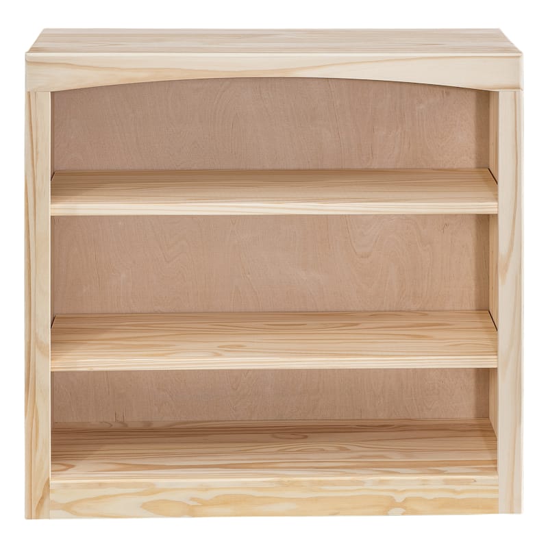 Arch+Haven Solid Wood Bookcase 30 x 30 - Unfinished