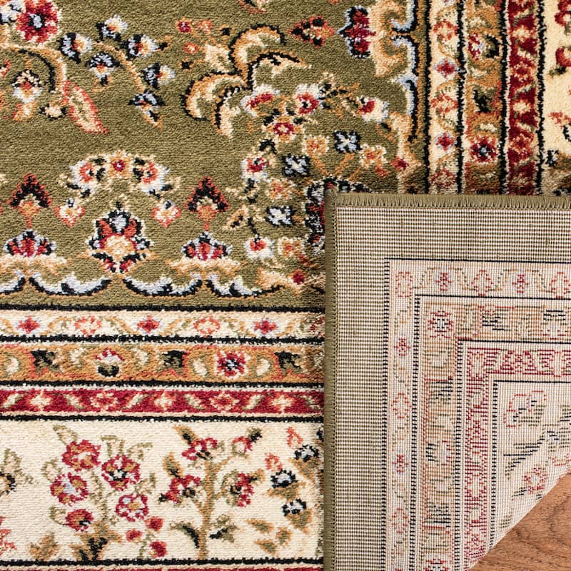 SAFAVIEH Lyndhurst Kuralay Traditional Oriental Rug - 9' x 12' - Sage/Ivory - Rectangle