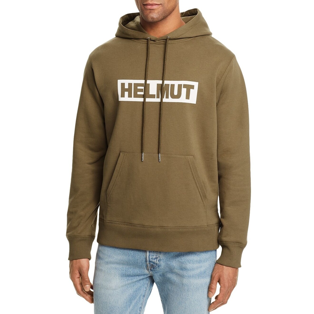 helmut lang green hoodie