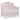 évolur Aurora 5-in-1 Convertible Crib, Dusty Rose, 3 Mattress Heights