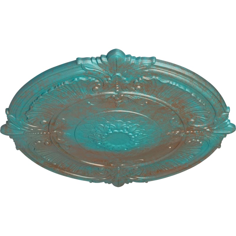 39 1/2"OD x 2 1/2"P Attica Ceiling Medallion