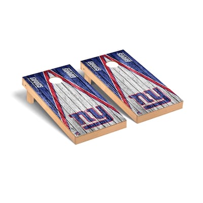 New York Giants NFL Football Triangle Cornhole Board Set