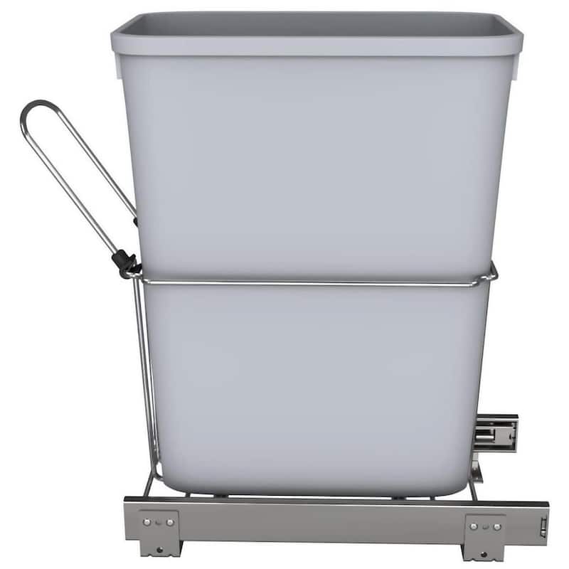 Rev-A-Shelf RUKD Series Bottom Mount Single Bin Trash Can - 32 Quart