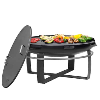 Viking 32" Fire Pit with Grill Plate and Cover Lid