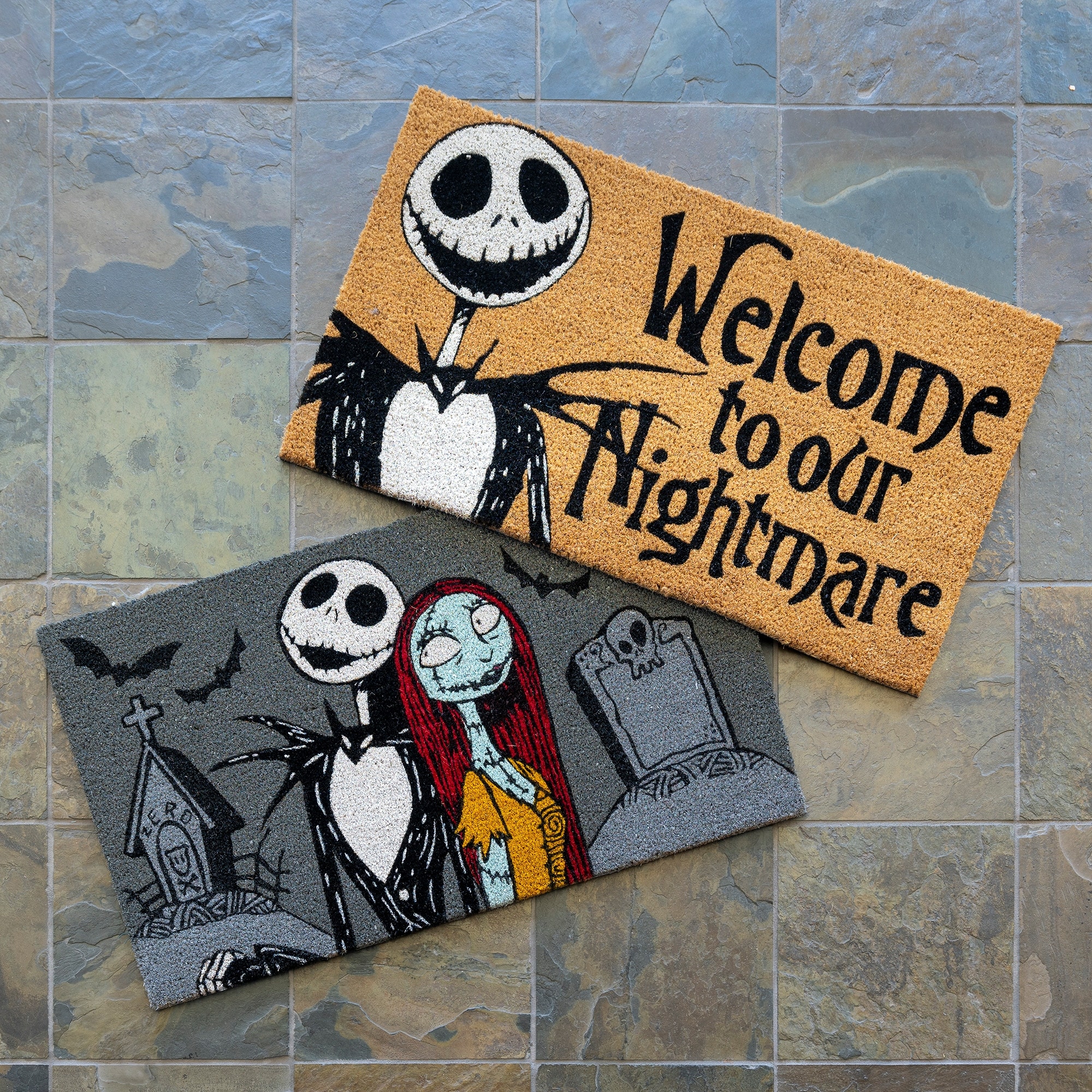 Jack and Sally Door Cover - The Nightmare Before Christmas