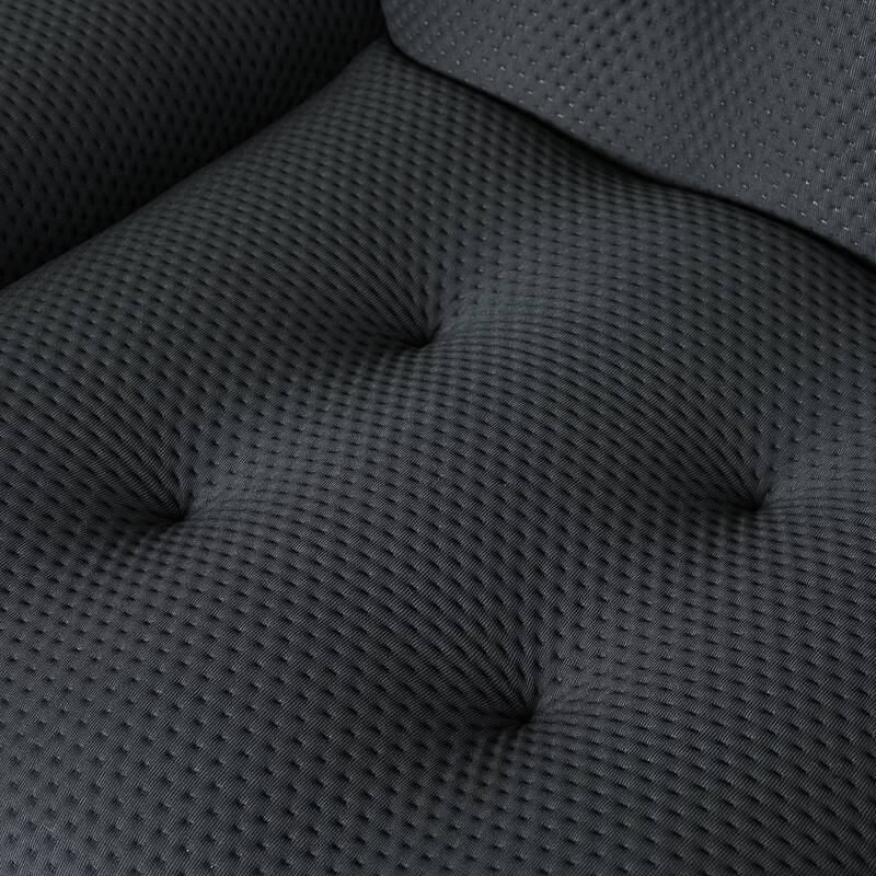 Modern Comfy Couch 3 Seater, Upholstered Floor Sofa 3D Textile Material Cloud Couch for Living Room, Apartment