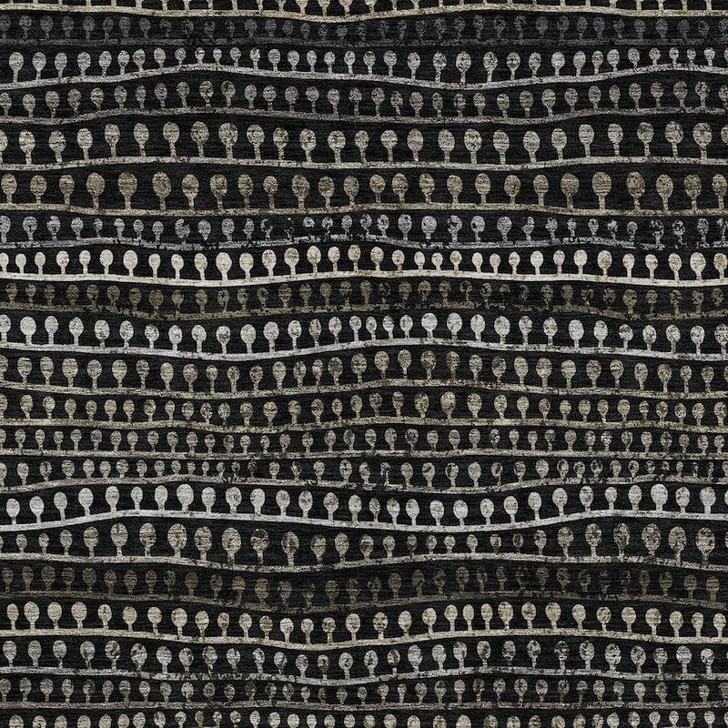 HomeRoots Striped Transitional Rectangle Outdoor Rug