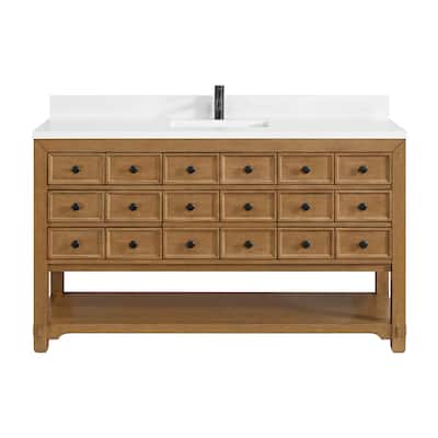 James Martin Vanities 505-V60S-1WZ Malibu 60" Free Standing Single