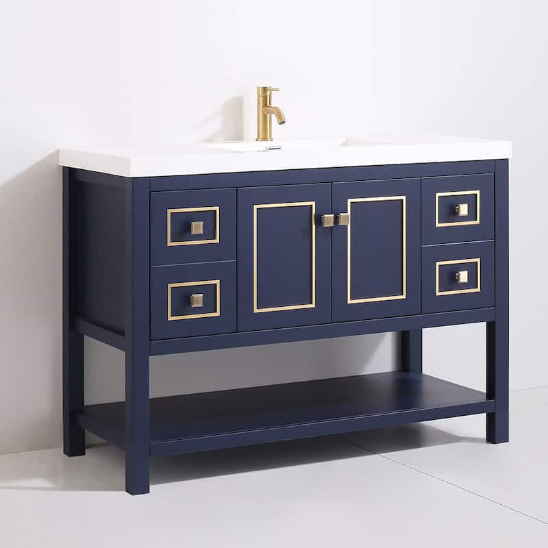 Davis 48" Single Bathroom Vanity Set