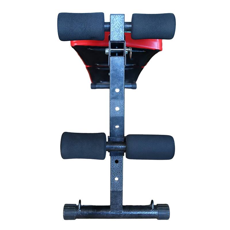 Sit-up Chair Collapsible Design Multi-Position Adjustable Utility Bench 220lbs Maximum Weight for Home Gym - black