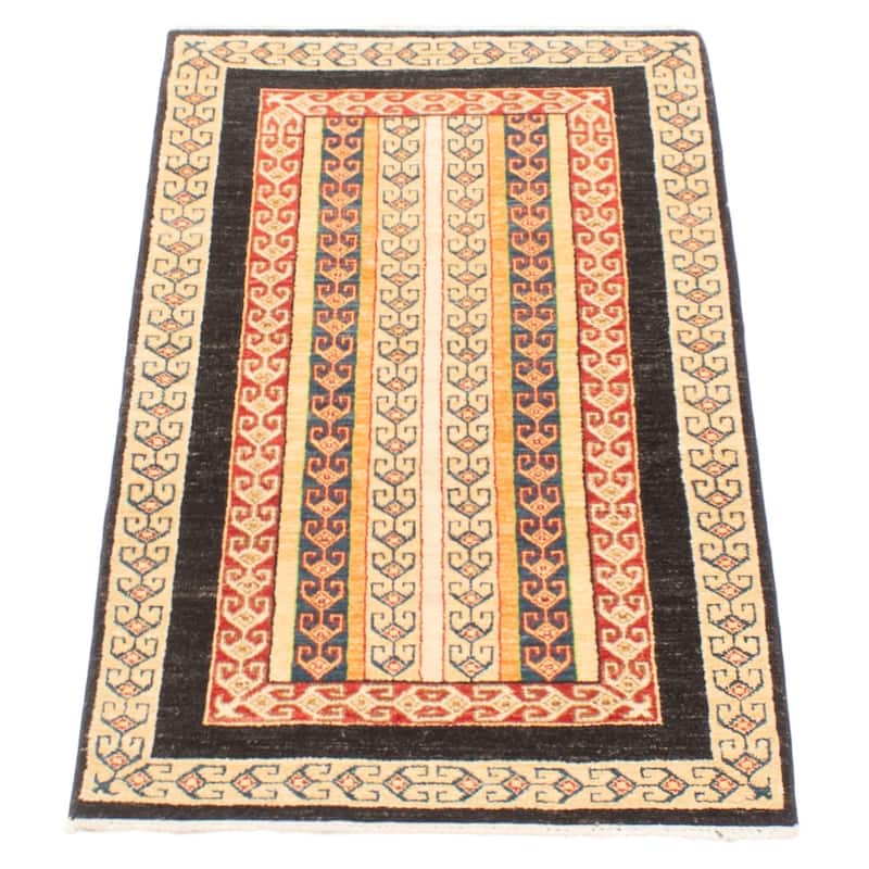 ECARPETGALLERY Hand-knotted Jamshidpour Red Wool Rug - 2' 4" x 4' 8"