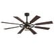 preview thumbnail 20 of 38, 52/65 Inch Ceiling Fan with Light, Modern Matte Black 8-Blade Fan, Reversible Wood Grain Blades, DC Motor, Remote Control