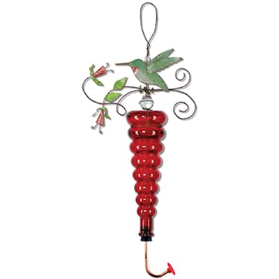 Hummingbird Feeder-Red Bottle