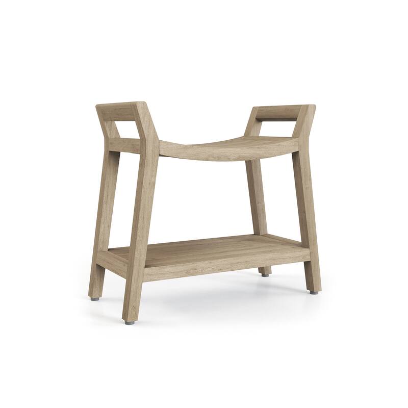 Patented Asia Ascend Teak Shower Bench