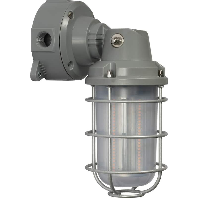 Nuvo Lighting 65/171 10" Tall LED Commercial Utility Light with an - Gray