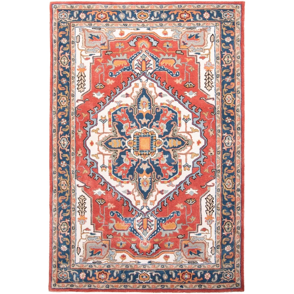 Alora Decor Cyrus Transitional Medallion Hand-Tufted Wool Rug