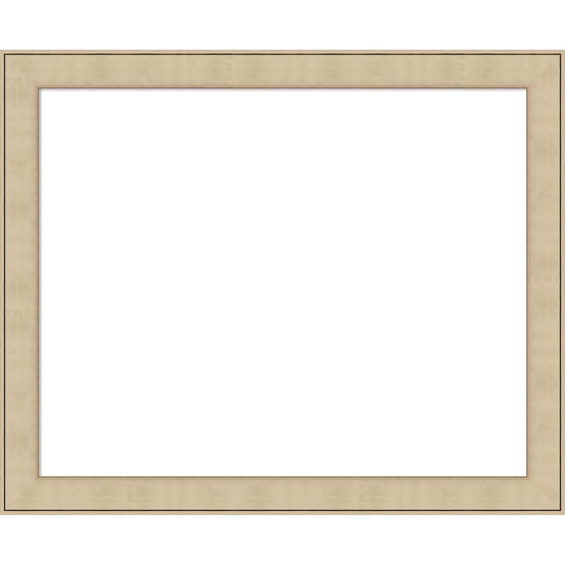 Amanti Art Classic Honey Silver Framed Dry Erase Magnetic Board