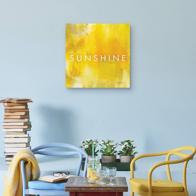 Sunshine by Mercedes Lopez Charro Canvas Art Print