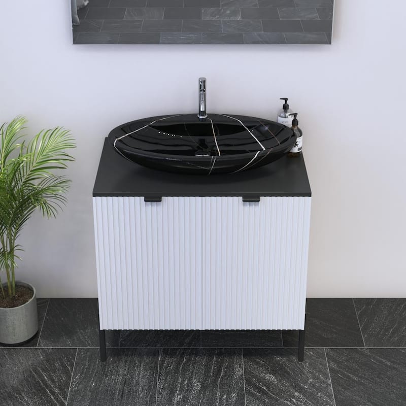 Nicole 2D 80 Floating Bathroom Vanity (32" Width)