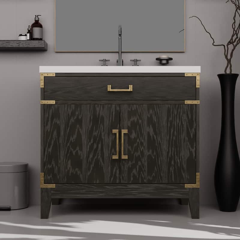 Laurel Bath Vanity with Quartz Top and Sink