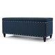 preview thumbnail 47 of 60, Tatiana Contemporary Fabric Storage Ottoman with Nailhead Trim by Christopher Knight Home