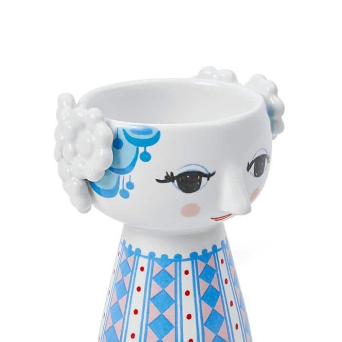 Bjørn Wiinblad Eva Candle Holder, H: 3.7" - H: 3.7"