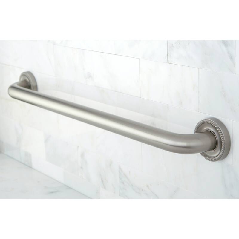 Kingston Brass Camelon 24-Inch X 1-1/4-Inch OD Grab Bar