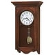 preview thumbnail 2 of 0, Howard Miller Jennelle 78th Anniversary Grandfather Clock Style Chiming Wall Clock with Pendulum, Vintage, Old World Design