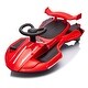 preview thumbnail 36 of 51, 360-Degree Drift Ride-On Car for Kids, 12V Electric Toy with Spray, Bluetooth, Music, and LED Lights. Red