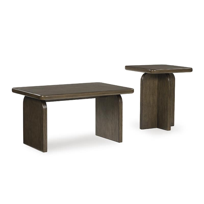 Signature Design by Ashley Shawbeck Brown Occasional Table Set (Set of 2) - 36" W x 24" D x 19.13" H