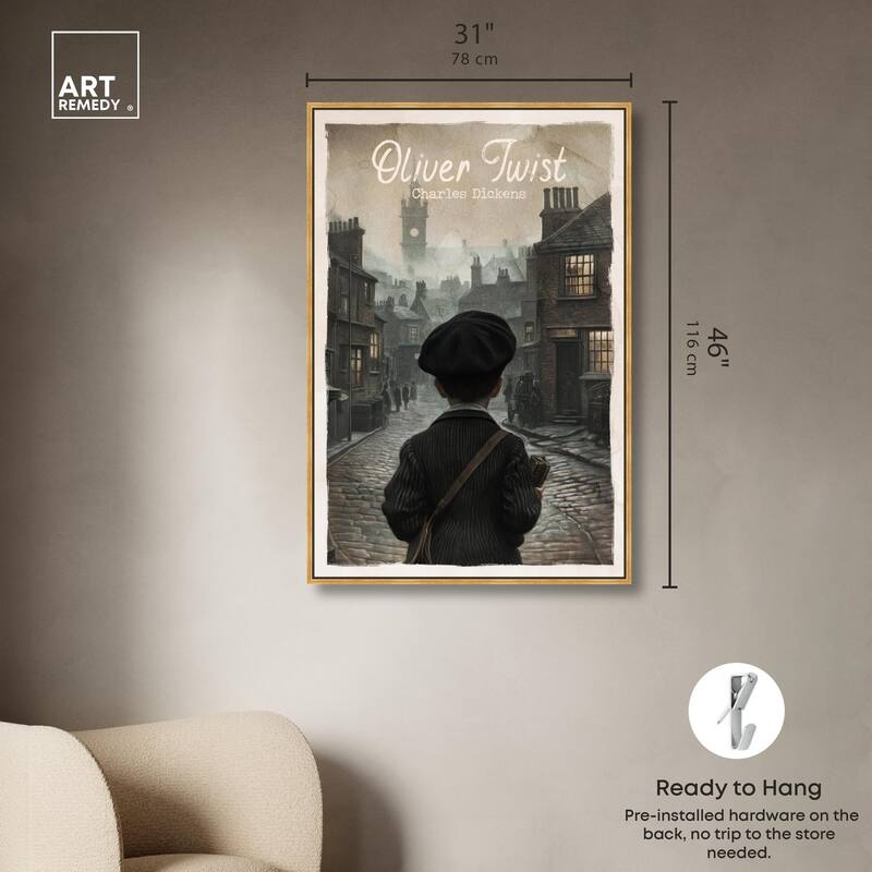 Oliver Twist Classic Canvas by Art Remedy