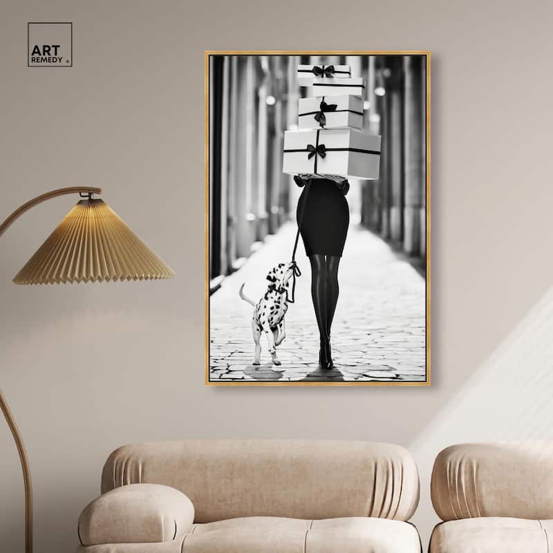City Dalmatian Canvas by Art Remedy