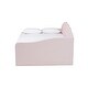 preview thumbnail 4 of 12, Timila Modern and Contemporary Light Pink Velvet Fabric Upholstered Queen Size Daybed with Trundle