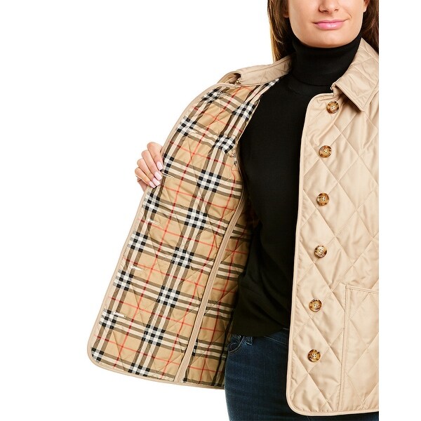 diamond quilted thermoregulated jacket