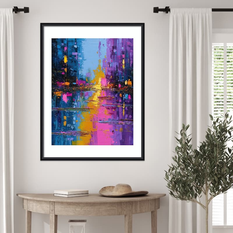 Radha Krishna Vintage Miniature Lotus Peacock Love by Tradelink inhouse artist Wood Framed Wall Art Print