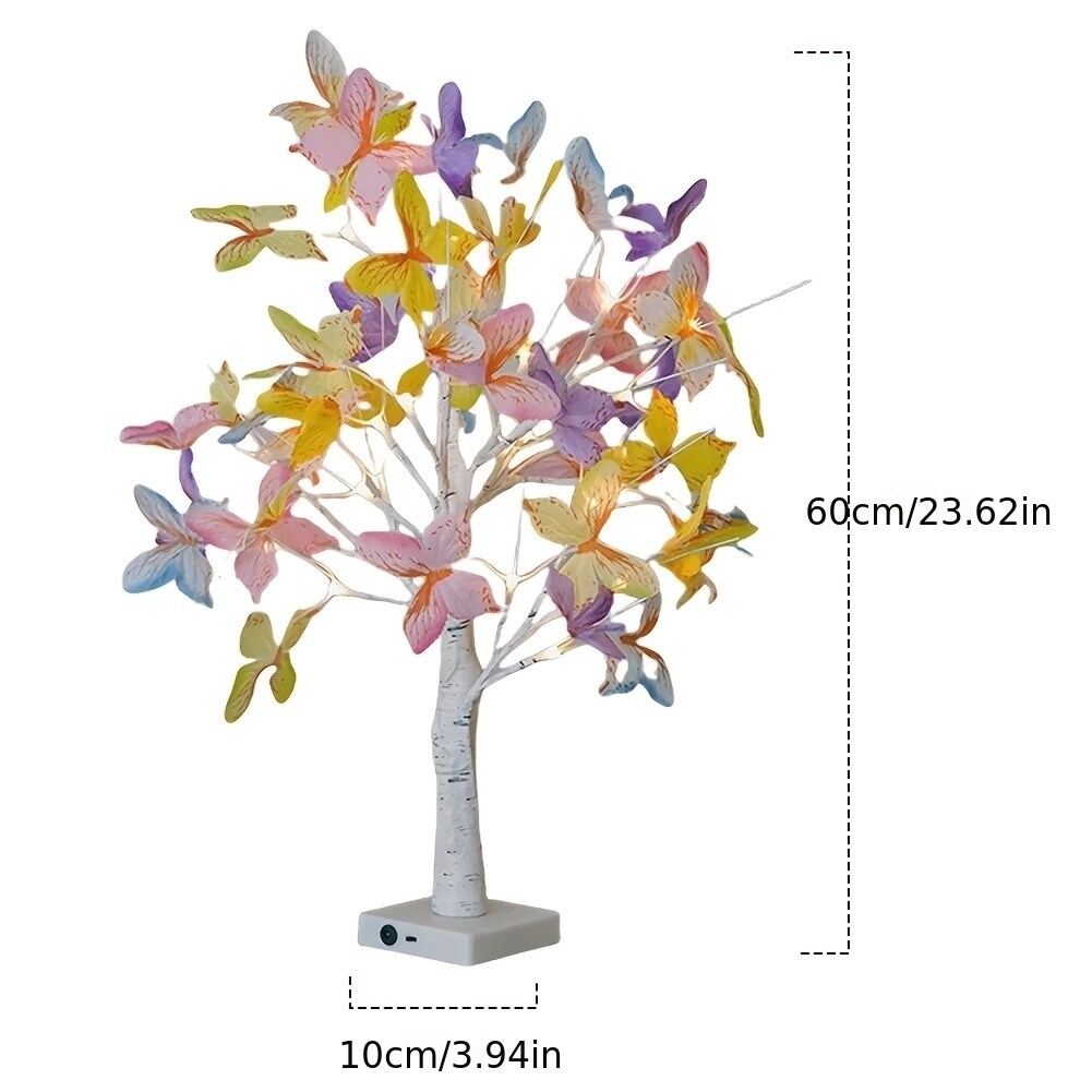 Tabletop Butterfly Bonsai Tree Lights - Overstock - 43168040