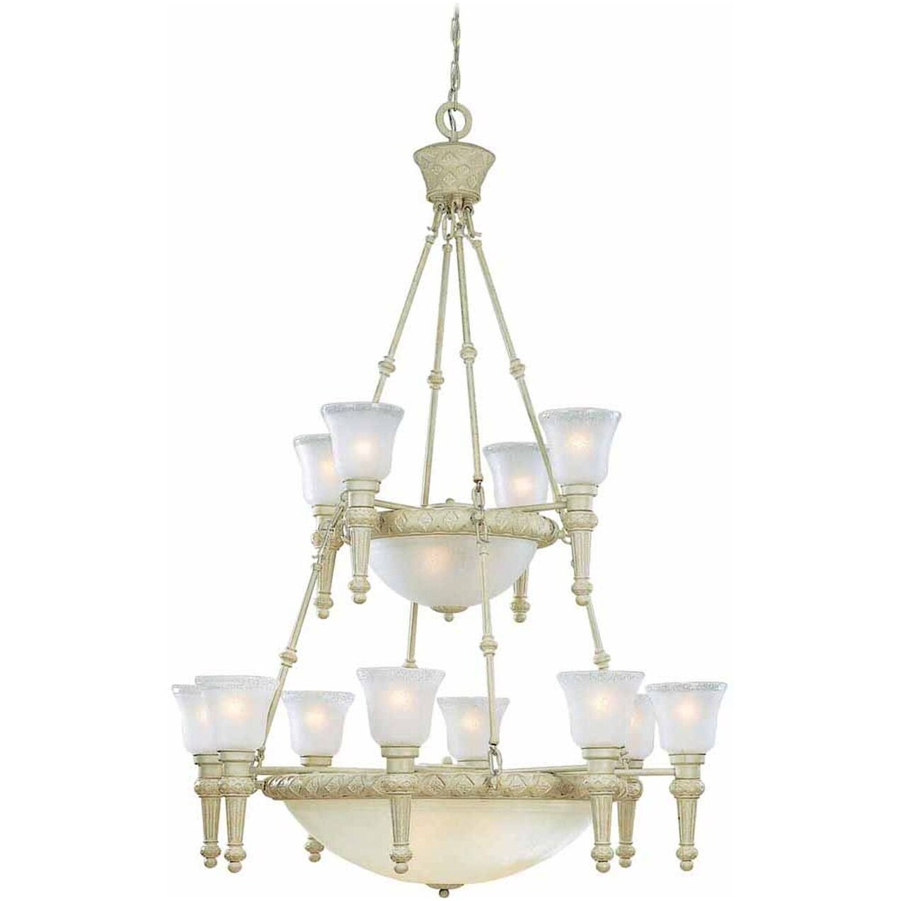 Volume Lighting V3417  Alexandria 17 Light 40" Wide Chandelier - Chandeliers For Bedrooms by Overstock.com