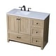 preview thumbnail 10 of 9, Elegant Lighting VF2842 Soma 42" Free Standing Single Basin Vanity Set