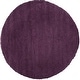 preview thumbnail 57 of 218, Handmade Jefferson Felted Wool Plush Area Rug 10' Round - Purple - Runner/Round