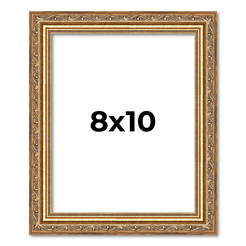 8x10 Frame Red Solid Wood Picture Frame Width 1.75 Inches | Interior Frame Depth 1 13/16 Inches