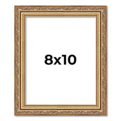 8x10 Frame Red Solid Wood Picture Frame Width 1.75 Inches | Interior Frame Depth 1 13/16 Inches