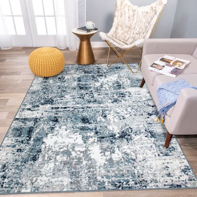 World Rug Gallery Modern Abstract Shades Area Rug