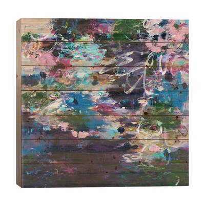 In All Time And Space Print On Wood by Paulette Insall - Multi-Color