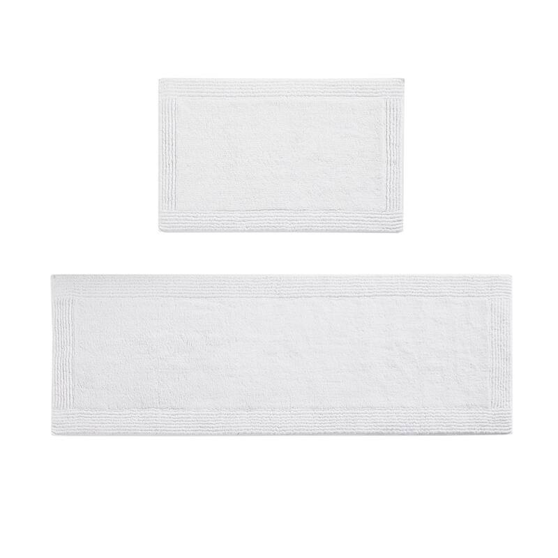 24 x 72" Cotton Tufted 3000 GSM Reversible Bath Rug