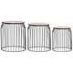 preview thumbnail 1 of 3, vidaXL Coffee Tables 3 pcs Black