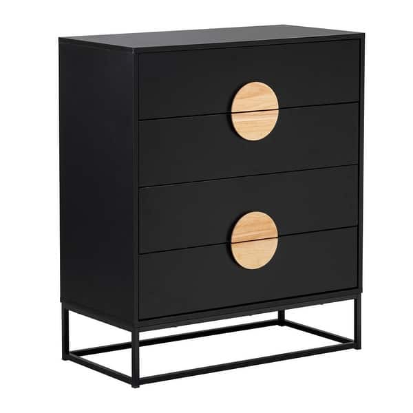 black modern tall dresser 4 Drawers Dresser Chest for Bedroom Modern Tall Dresser of Drawers Black  Dressers Organizer - Bed Bath & Beyond