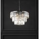 preview thumbnail 18 of 24, SAFAVIEH Couture Karissa 24-Inch Crystal 10-Light Tier Chandelier - 24" W x 24" D x 21 / 69" H