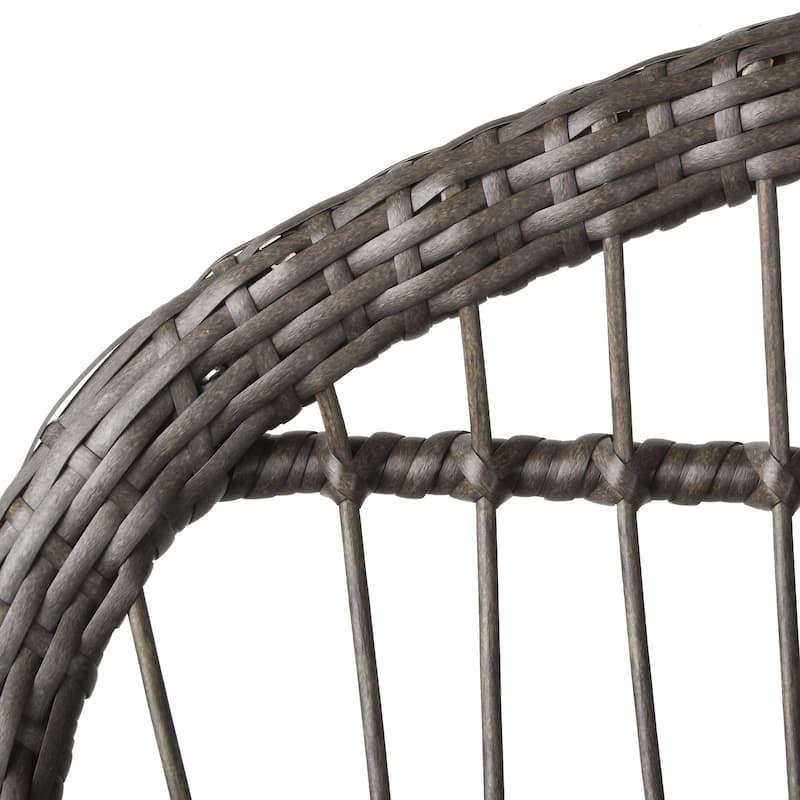 3-Piece Gray All Weather PE Wicker Furniture Set by National Tree Company - N/A